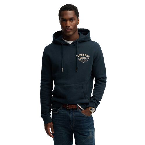 Superdry Lo-Fi Dockside Emblem Hood